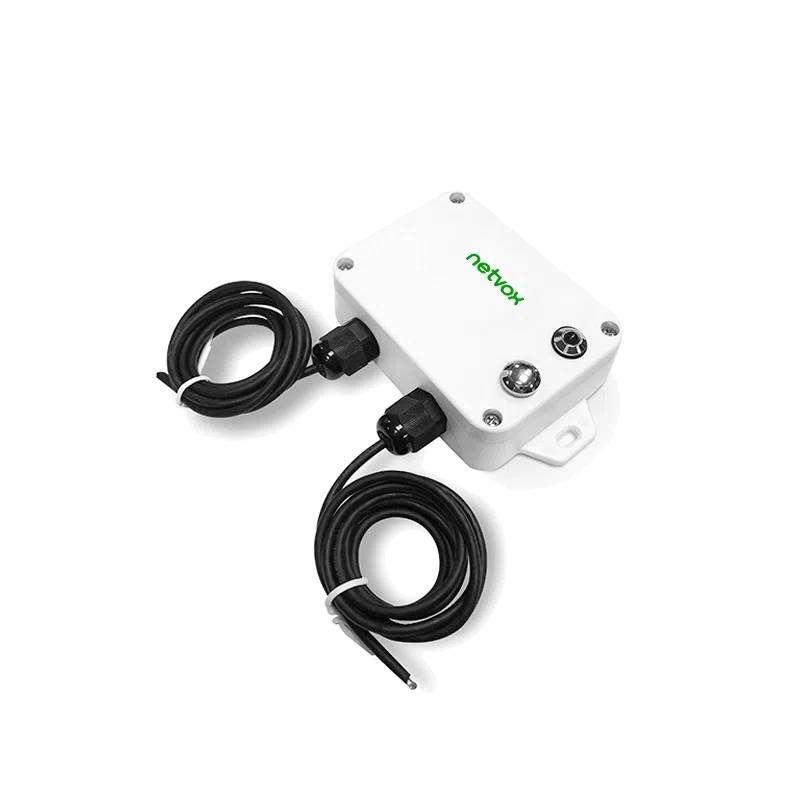Interface LoRaWAN Netvox R718IA2 à deux entrées analogiques 0-5 V et câbles